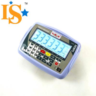 China China Plastic Weight Indicator , Electronic Weighing Indicator With Red LCD Display XKWP2 for sale