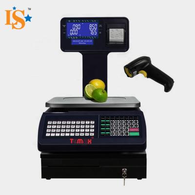 China Electronic Digital Vending Management Electronic Cash Register Ladder Cash Machine Online Register 340*430*470mm for sale