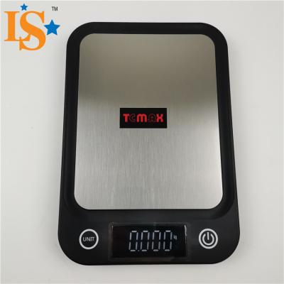 China Household Electronic Platform Scale 5kg 10kg Digital Weighing Food Kitchen Scale 230x160x20mm for sale