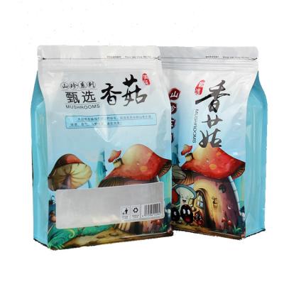 China Eight Edge Sealing Barrier China Manufacturer Supplies Transparent Window Plastic Bag Storage Food Bag Packaging for sale