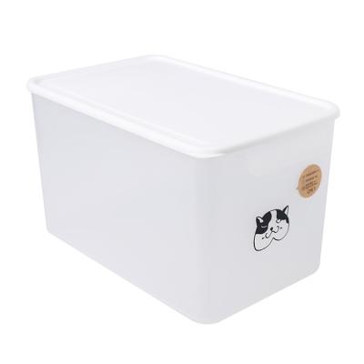 China Latest Design Waterproof Original Sealed Compartment Transparent Plastic Storage Bins Storage Boxes for sale