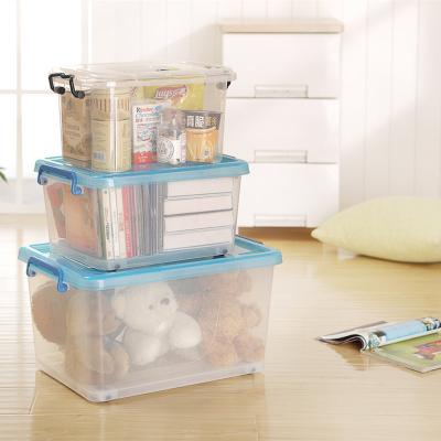 China Shabby Chic Newest Arrive Plastic Product Shoe Crate Clothing Clear Storage Bins And Boxes for sale