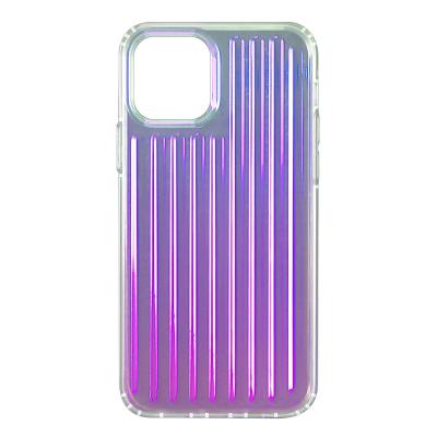 China Transparent PET+hign TPU shockproof glittering grade for iphone 12 glittering protective luggage 3D phone case for sale