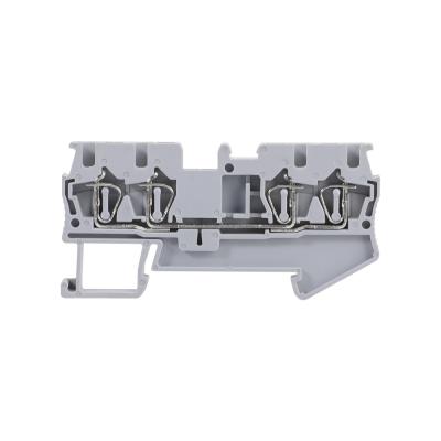 China Wire Connecting Terminal Block Product Pluggable Terminal Block Rail Grounding Electrical Connection Terminal for sale