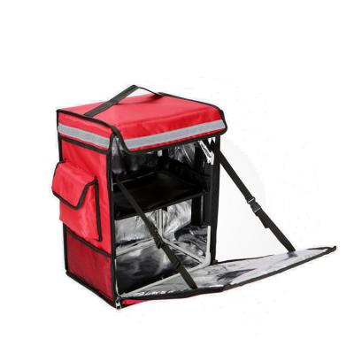 China Waterproff Food Delivery Box For Motorcycle Scooter Pizza Delivery Box Thermal Bag Waterproof Cooler Backpack for sale