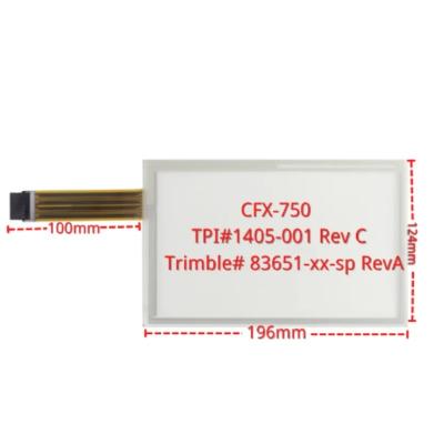 China Touch Screen Panel Glass Digitizer For Trimble CFX-750 CFX 750 Rev TPI#1405-001 C Touch Panel Screen Glass TouchPad 196mm*124mm for sale