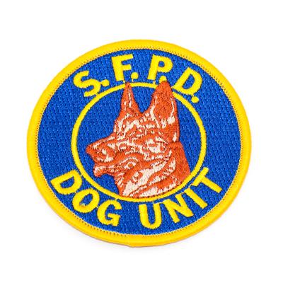 China Handmade Custom Iron On Custom Logo Embroidery Patches For Apparel Embroidery Badge Patch for sale