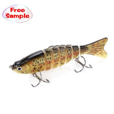 China Newest Model Luminous Squid Lure Multi Section Bait Fishing Lure Parts Strip Lure for sale