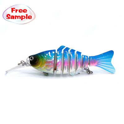 China Eco-friendly Artificial Fish Minnow Lure Fishing Wobbler Multiple Bait Jerkbait Fishing Bass Perch Lure for sale