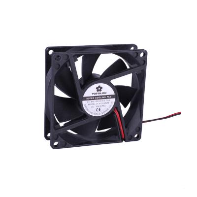 China Printer YOFOLON 80x80x25mm DC8025S12H 12V 0.2A 3000rpm DC Fan 5V Axial CPU Fan for sale