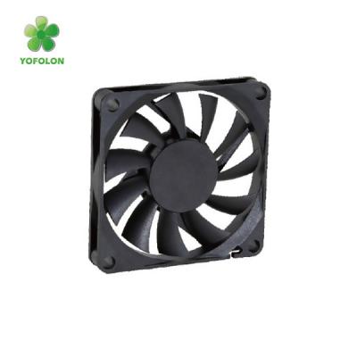 China Yofolon 70x70x10mm Printer Fan 12V Brushless Air Purifier DC Fan for sale