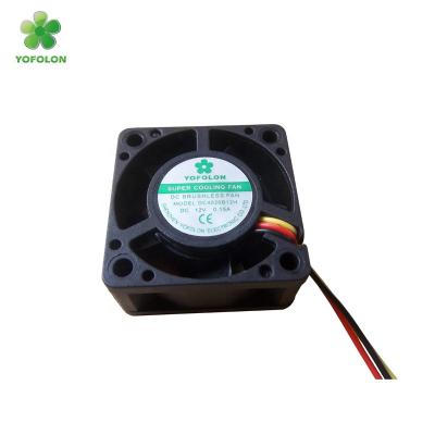 China Printer Super coolingn fan 40x40x20mm DC 12V fan 24V high flow DC 4020 low noise axial fan for sale