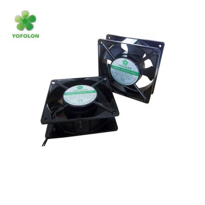 China Building Material Stores Yofolon 120x120x38mm 110V 220V High Speed ​​AC Fan Yofolon 120x120x38mm Metal AC Fan for sale