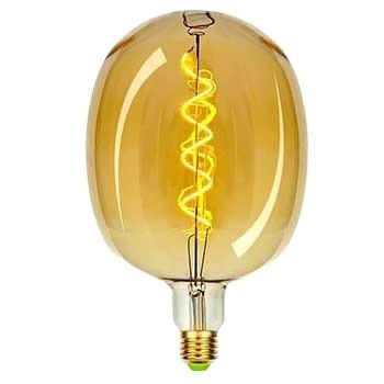 China T170 wholesale novelty style T170 vintage smart bulb LED soft filament lamp for coffee shop  store bar indoor for sale