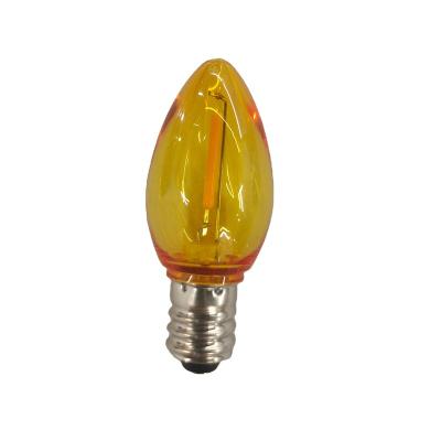 China Garden C7 Led Replacement led filament Lights Bulb for Outdoor String Lights Decoration (Yellow) for sale