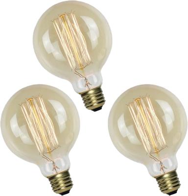 China Carbon filament bulb G95 40W 60W Antique Globe Industrial Warm White Bulb Retro Style E27 Edison Screw Filament Glass Dimmable Bulb for sale