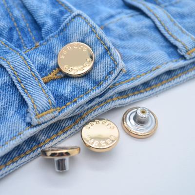 China High quality nickel free custom made cheap lattice leg buttons spike button jeans button rivets for jeans denim for sale