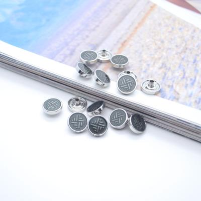 China Viable Wholesale Metal Button Quality Four Snap Button Factory Custom Model For Clothing for sale