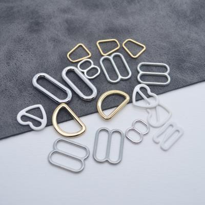 China bikini\garment\DIY\bags\bra factory sale bra rings and sliders tie adjuster bra hook and eye for underwear accessories for sale