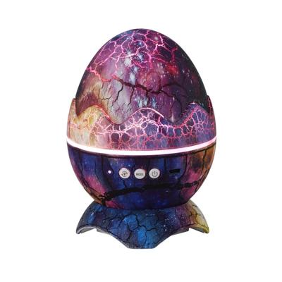 China Residential Dinosaur Egg Projector K850 For Kids Bedroom White Noise BT Speaker 14 Colors LED Night Lights Music Sky Remote Control for sale