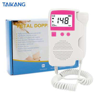 China Home Clinic Hospital Pocket Earphone Listen Baby Heart Sound Speaker Fetal Doppler Volume Control for sale