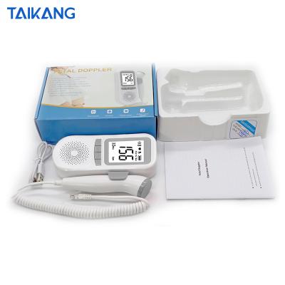 China Home Clinic Hospital Improved Pregnancy Fetal Home Baby Monitor 3.0MHz Heart Rate Sound Detector Doppler for sale