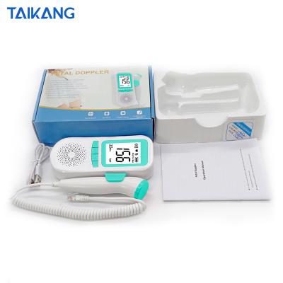 China Large Clinic LCD Screen Display Prenatal Machine Home Hospital New Design For Pregnant Women TAIKANG Fetal Doppler for sale