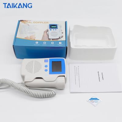 China Household Home Device Hospital Clinic Mini Portable Easy Home Use Handheld Probe Detect Baby Heartbeat Fetal Doppler Monitor for sale