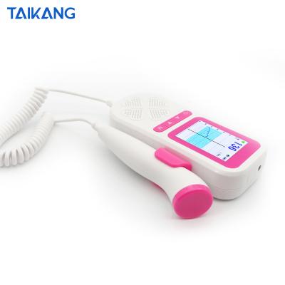 China Home Clinic Home Hospital Small Size Handheld Mini Machine Listen to Baby Heartbeat Doppler Fetal Monitor for sale