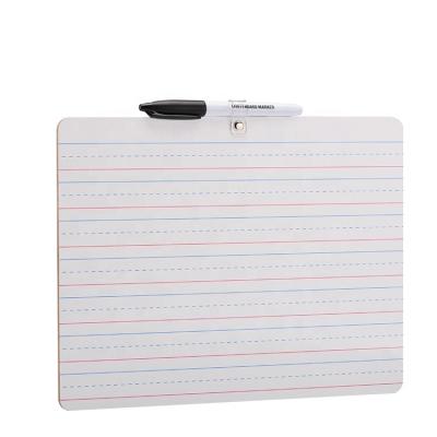 China RS93 9x12 Inch Mini White Board Double Side Small Whiteboard Non Magnetic Dry Erase Lapboard for sale