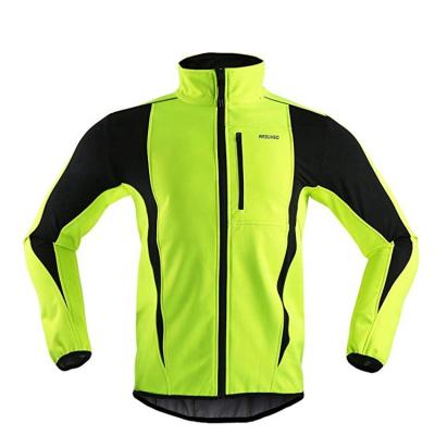 China Winter Breathable Warm Up Softshell Jacket Thermal Cycling Windproof Waterproof Jacket for sale