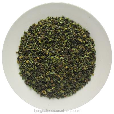 China Dry dehydrated green paprika for sale
