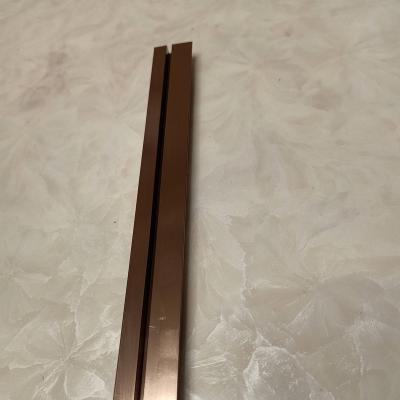 China Modern Luxurious Aluminum Tile Trim King Minimalism H Shape Metal Wall Carpet Tile Aluminum Trim for sale