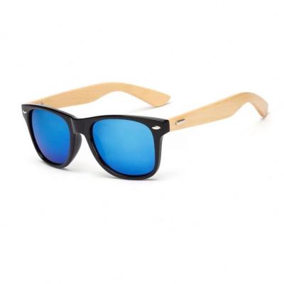 China Cheap Stock New Designer Fashion Cheap Stock PC Sunglasses Plastic Bamboo Women Shape Sun Glasses Wood Frame Glass for sale