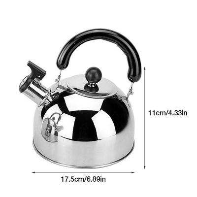 China Viable Whistling Tea Kettle - Modern Whistling Teapot for Stovetop with Cool Grip Ergonomic Handle for sale