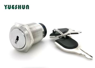 China IP67 Rated Anti Vandal Push Button , 2 Position Key Rotary Switch 19mm for sale