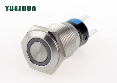 China Oxidation Resistant Momentary Vandal Switch Self Locking Stainless Steel Body for sale