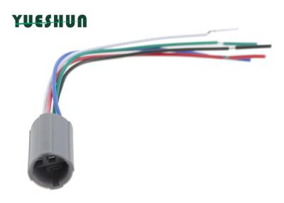 China Light Push Button Switch Socket Plug For 19mm Mounting Hole 5 Pin 15cm Wire Pigtail for sale