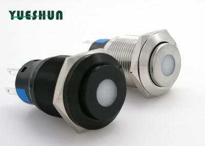 China High Power Efficiency 19mm Push Button Switch Strong Corrosion Resistance for sale