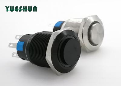 China High Head 19mm Push Button , Automotive Push Button Switches Ring LED Light for sale