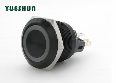 China LED Illuminated Aluminum Push Button Switch Good Press Performance for sale