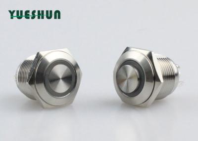 China Momentary Waterproof Push Button Starter Switch Normal Open Stainless Steel Body for sale