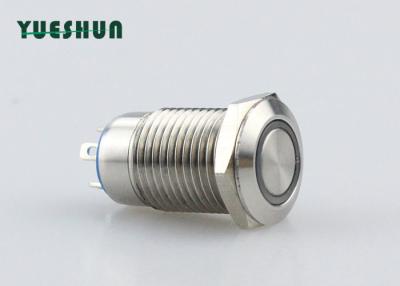 China Lightweight Stainless Steel Push Button Switch Latching Operation CE RoHS Certicated for sale