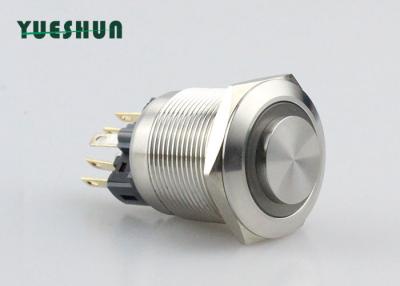 China Universal LED Latching Push Button , 25mm / 22mm Push Button Switch for sale