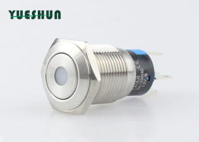 China Illuminated Push Button Reset Switch Panel Mount 110V 220V Dot Type for sale