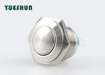 China IP65 Rugged Metal Pushbutton 16mm Ball Head Pin Terminal Long Mechanical Life for sale