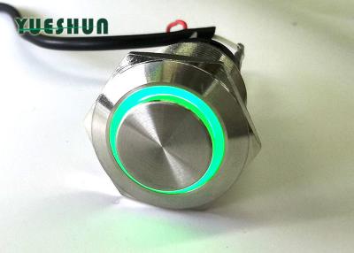 Chine Commutateur de bouton poussoir lumineux par tête ronde élevée, bouton poussoir de la voiture LED sur outre du commutateur à vendre