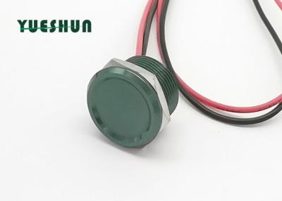 Cina Commutatore di pulsante piezo-elettrico del corpo di colore verde, commutatore di pulsante di alluminio in vendita