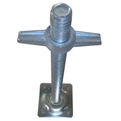 China Contemporary Scaffolding Construction Galvanized Adjustable Screw Jack Nut Used With Screw Rod for sale