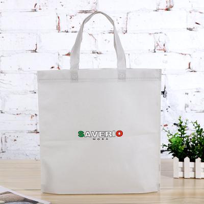 China Eco-friendly Reusable Heat Press Handled Bargain Non Woven Tote Bag Shopping Packaging Bags for sale